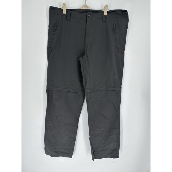 The North Face Pants Mens Size 38 Gray Convertible Trail Hiking Outdoor Pockets - Picture 1 of 11